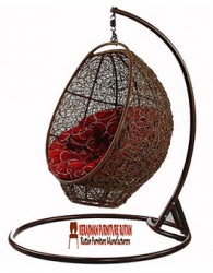 ayunan rotan sintesis kerajinan furniture