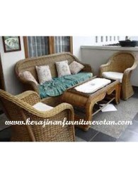sofa kusi minimalis kerajinan rotan