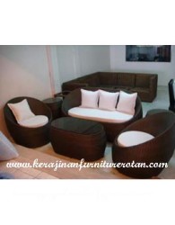 minimalis sofa kerajinan rotan