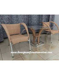 kursi rotan teras kerajinan furniture
