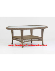 jual meja tamu rotan