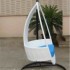 Ayunan rotan minimalis putih KRF-AR-202