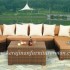 mebel rotan | Sofa unik dengan bantalan kaki KFR-KTR-26