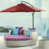 Kerajinan rotan sintetis sofa minmalis