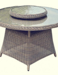 Meja rotan raflesia 2