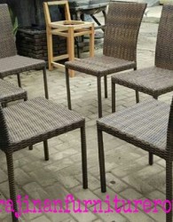 Kursi Cafe Mebel Rotan Sintetis