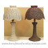 Lampu meja rotan couple furniture rotan minimalis modern