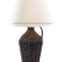 Lampu meja rotan antik furniture rotan modern