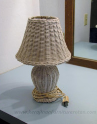 Lamu meja rotan minimalis furniture rotan export