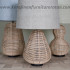 Lampu meja rotan antik furniture rotan minimalis export