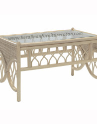 Meja minimalis rotan export terbaru furniture rotan minimalis