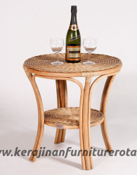 Meja teras rotan export mini furniture rotan jepara