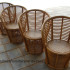 Kursi rotan retro export furniture rotan rustic