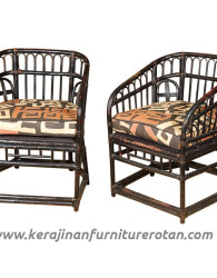 Kursi tamu rotan retro modern export furniture rotan minimalis