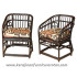 Kursi tamu rotan retro modern export furniture rotan minimalis