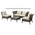 Set kursi sofa rotan minimalis klasik export furniture rotan klasik putih