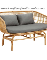 Sofa rotan natural export furniture rotan grey