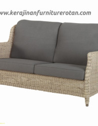 Sofa rotan grey modern export furniture rotan minimalis