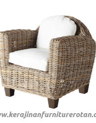 Sofa rotan minimalis export furniture rotan natural modern