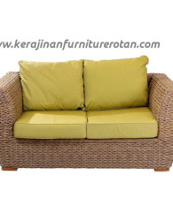 Sofa rotan yellow export furniture rotan minimalis