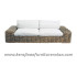 Furniture rotan export sofa rotan santai minimalis putih