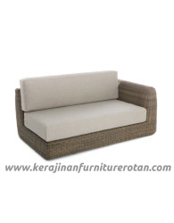 Furniture rotan modern export sofa rotan sudut