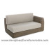 Furniture rotan modern export sofa rotan sudut