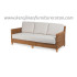 Sofa rotan elegan export furniture rotan modern putih