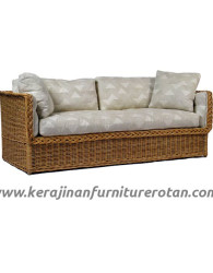 Sofa rotan minimalis export furniture rotan polkadot modern