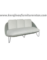 Sofa rotan minimalis export furniture rotan putih modern minimalis