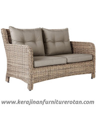 Furniture rotan export kursi rotan minimalis coklat santai modern