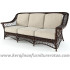 Furniture rotan export sofa rotan retro klasik coklat