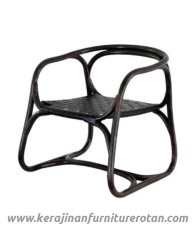 Furniture rotan export kursi tamu rotan black minimalis