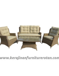 Furniture rotan export set sofa tamu rotan santai modern