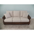 Furniture rotan export sofa tamu rotan coklat santai modern