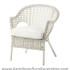 Furniture rotan export kursi rotan santai klasik modern white