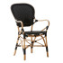 Furniture rotan export kursi santai black rotan modern wide