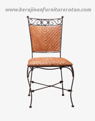 Furniture rotan export kursi santai rotan klasik modern coklat