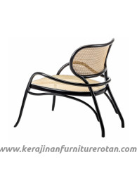 Kursi tamu rattan classic black export