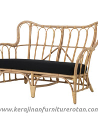 Sofa rattan black export