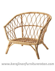 Kursi teras rattan santai modern jepara