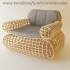 Sofa rotan busa jepara export modern